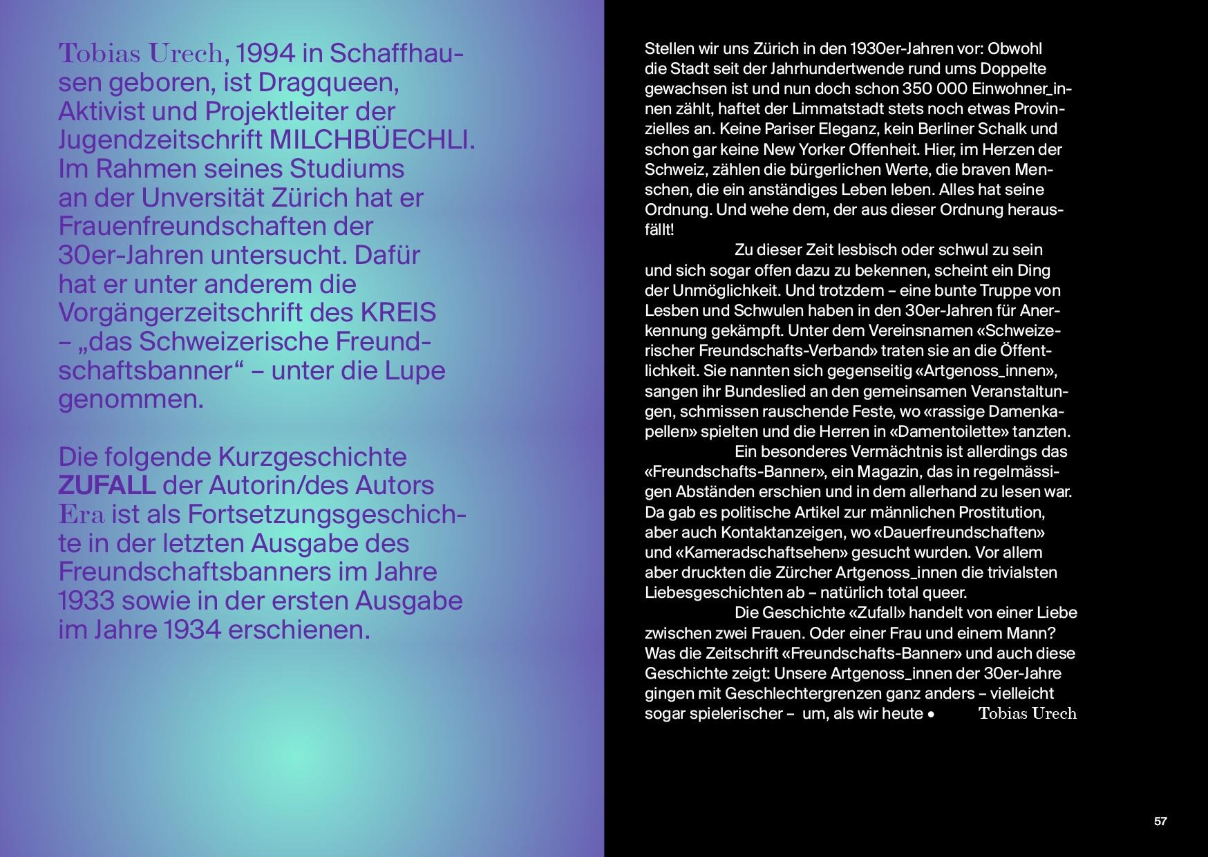 Doppelseite 1 — Ausgabe °1